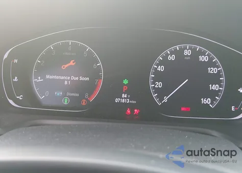 2019 Honda Accord Sport 2.0T z USA, uszkodzony, nr VIN 1HGCV2F3XKA023375